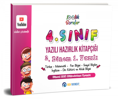 4. Sınıf Yazılı Hazırlık Kitapçığı 2. Dönem 1. Yazılı Bayilik Yüzlük S