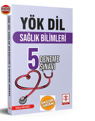 Yökdil İngilizce Sağlık Bilimleri 5 Deneme Sınavı YÖKDİL Kitapları Vol