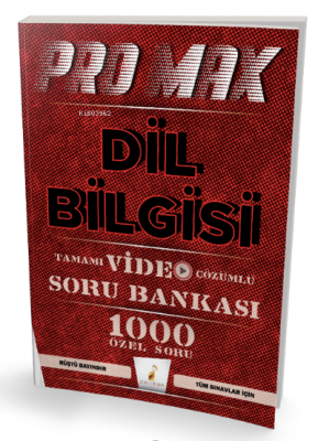 Promax Dil Bilgisi Tamamı Video Çözümlü Soru Bankası Diğer Sınavlar Rü